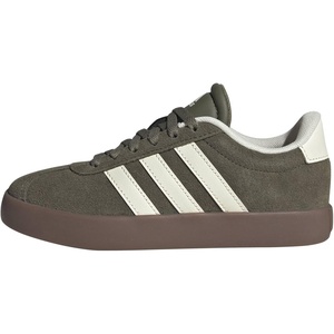 adidas Unisex-Kids VL Court 3.0(Olive Strata/Cream White/Gum)