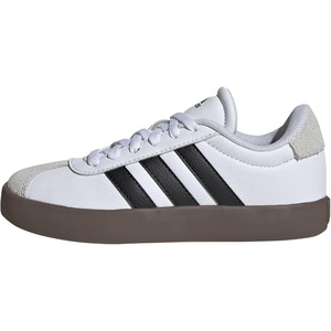 adidas Unisex-Kids VL Court 3.0(White/Black/Grey)
