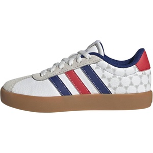 adidas Unisex-Kids VL Court 3.0(White/Pure Ruby/Mystery Ink)