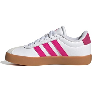 adidas Unisex-Kids VL Court 3.0(White/Shock Pink/Crystal White)