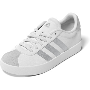 adidas Unisex-Kids VL Court 3.0(White/Silver Metallic/Grey)