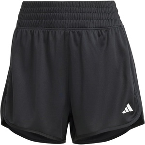adidas Womens Pacer Essentials Knit High-Rise Shorts Casual Bottoms Casual – Purple(Black)