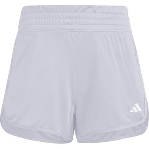 adidas Womens Pacer Essentials Knit High-Rise Shorts Casual Bottoms Casual – Purple(Glory Grey)