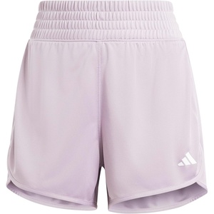 adidas Womens Pacer Essentials Knit High-Rise Shorts Casual Bottoms Casual – Purple(Preloved Fig)