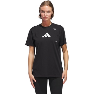 adidas Womens Softball Graphic T-Shirt(Black)