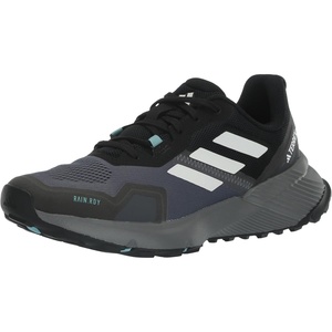 adidas Women’s Terrex Soulstride Rain.rdy Trail Running Shoes(Black/Crystal White/Grey)