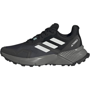 adidas Women’s Terrex Soulstride Rain.rdy Trail Running Shoes(Core Black Crystal White Grey Four)