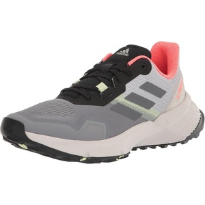 adidas Women’s Terrex Soulstride Rain.rdy Trail Running Shoes(Grey/Grey/Turbo)