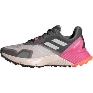 adidas Women’s Terrex Soulstride Rain.rdy Trail Running Shoes(Putty Mauve Grey One Pink Fusion)
