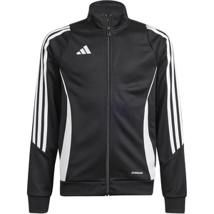 adidas boys Tiro 24 Training Jacket(Black/White)