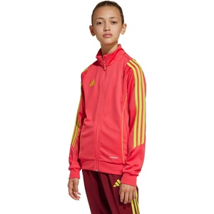 adidas boys Tiro 24 Training Jacket(Pink/Semi Solar Yellow)
