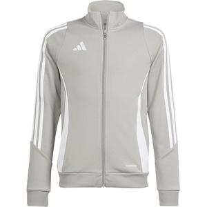 adidas boys Tiro 24 Training Jacket(Team Mid Grey/White)
