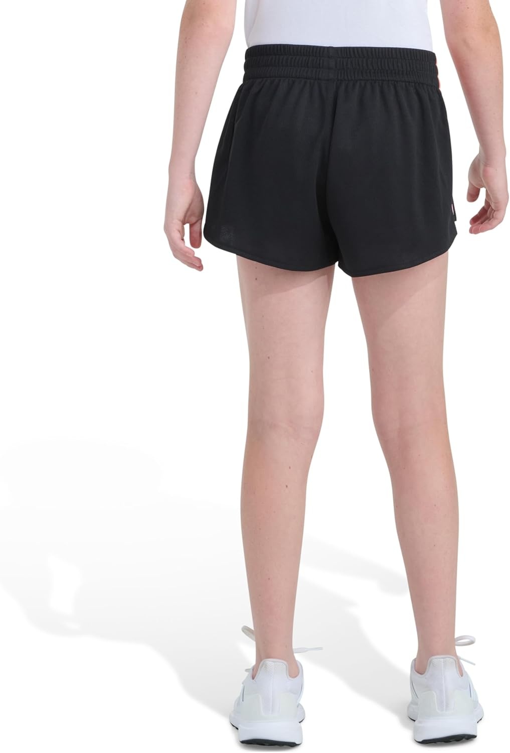 image:imageAdidas Girls 3Stripes Mesh ShortsBlack With Multicolor