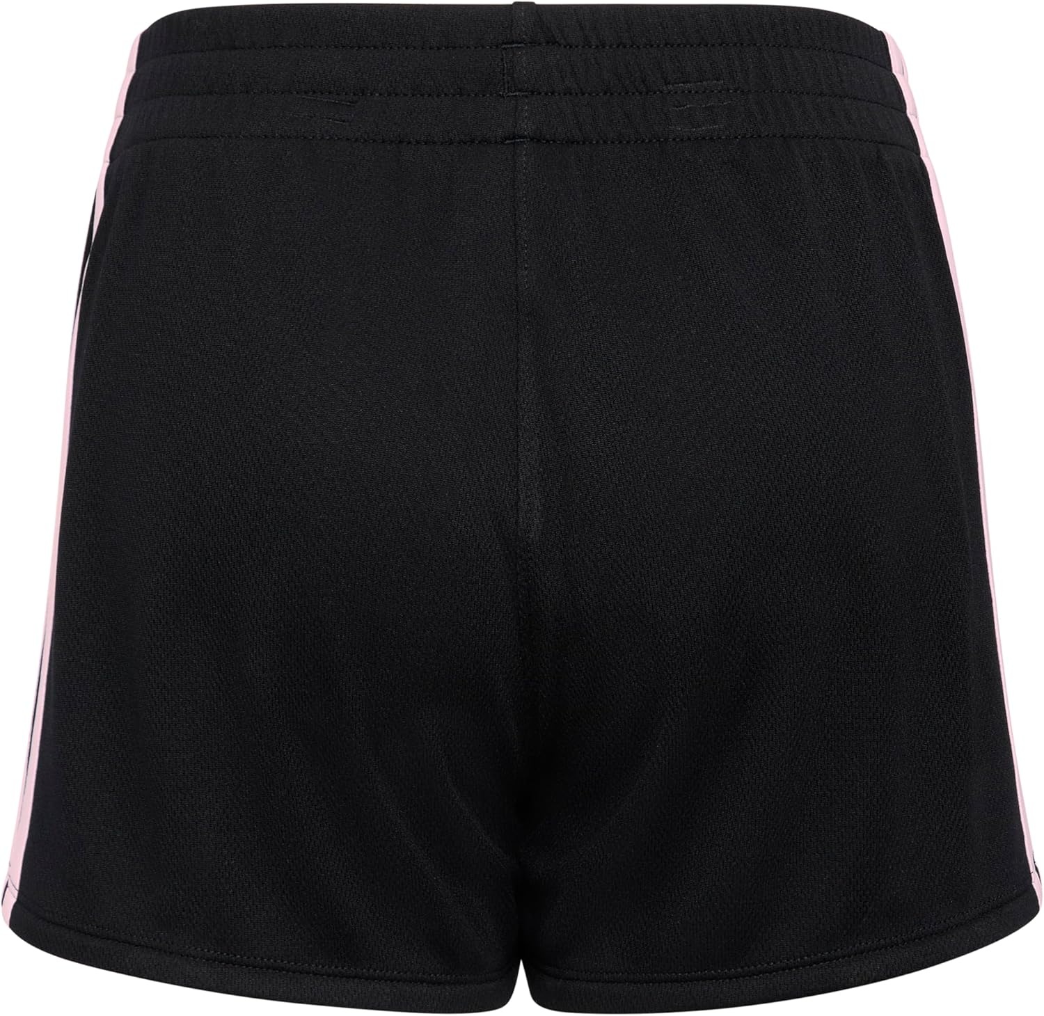 image:imageAdidas Girls 3Stripes Mesh ShortsBlack With Pink