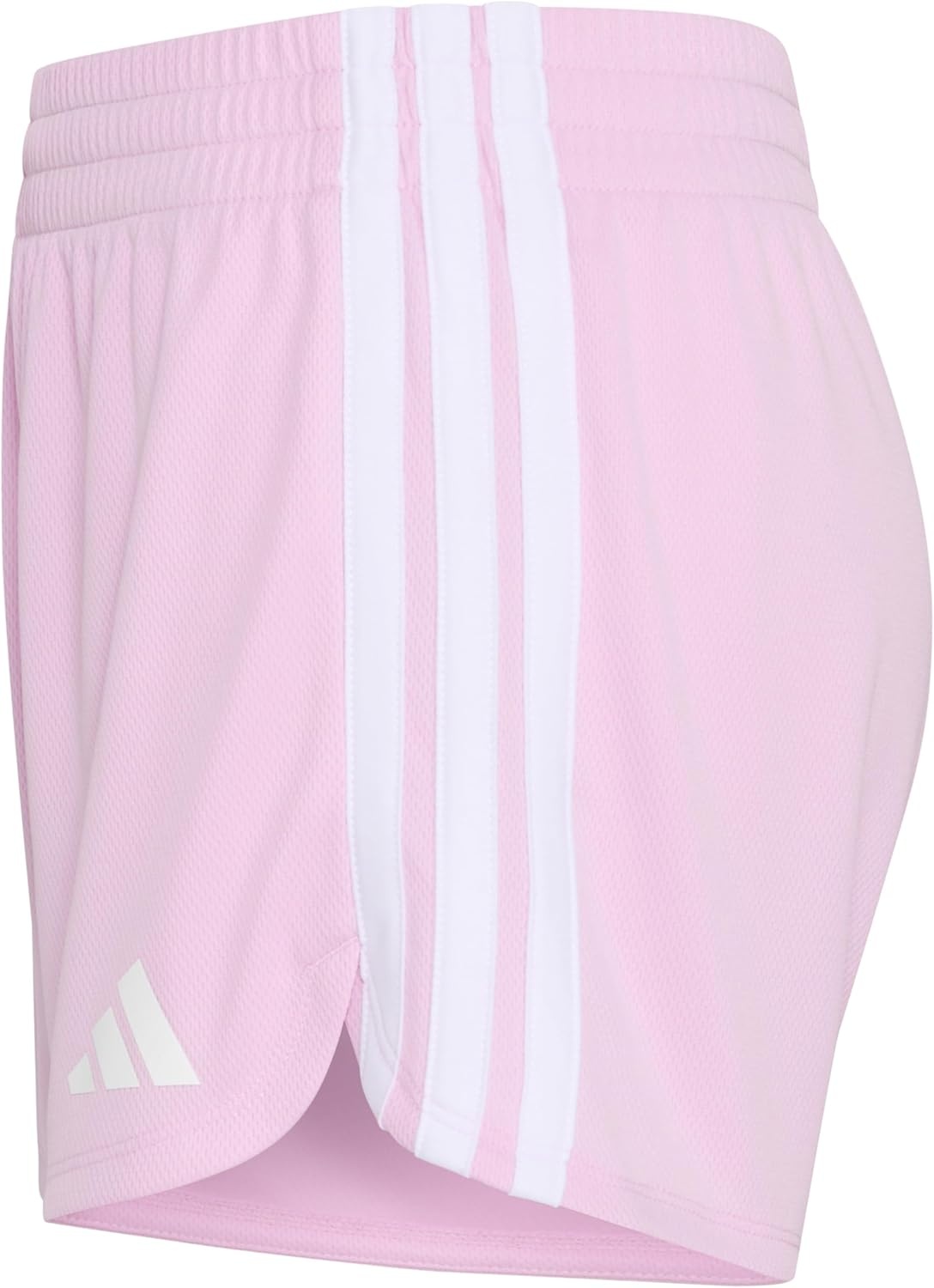 image:imageAdidas Girls 3Stripes Mesh ShortsBliss Lilac