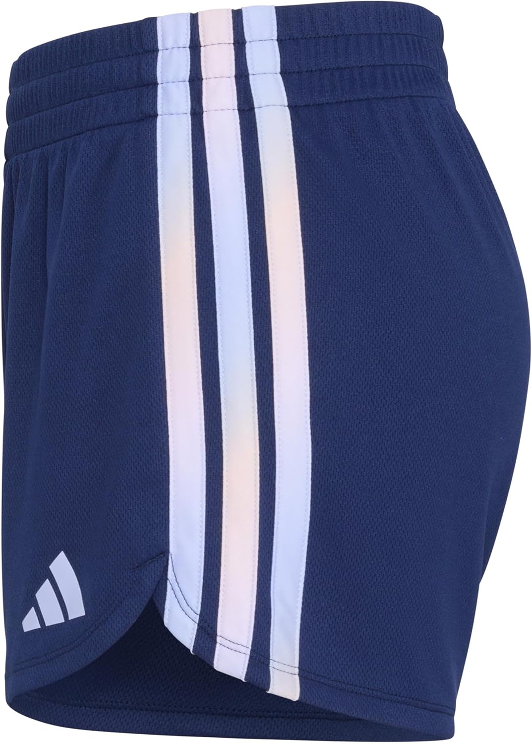 image:imageAdidas Girls 3Stripes Mesh ShortsBlue Multi