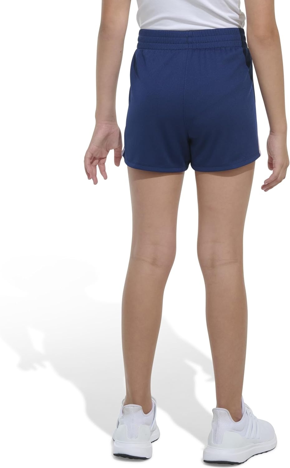 image:imageAdidas Girls 3Stripes Mesh ShortsBlue Multi