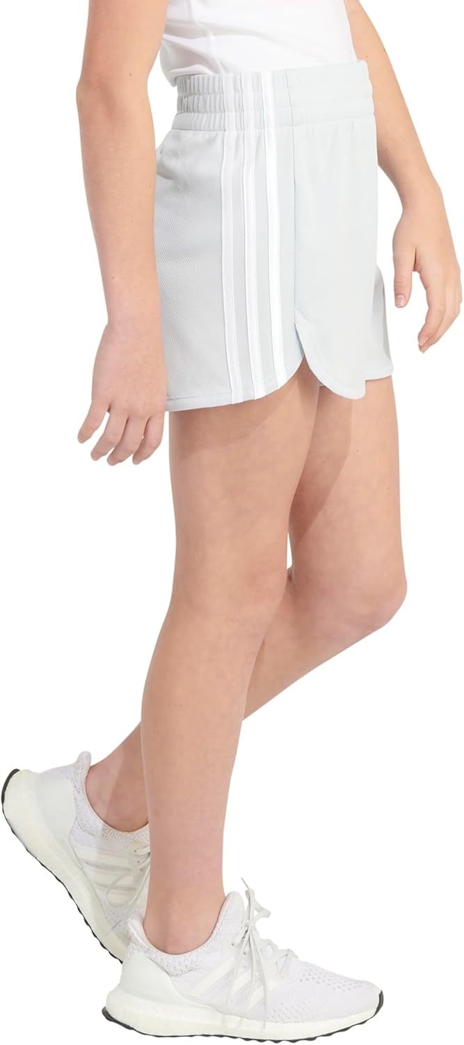 image:imageAdidas Girls 3Stripes Mesh ShortsHalo Blue