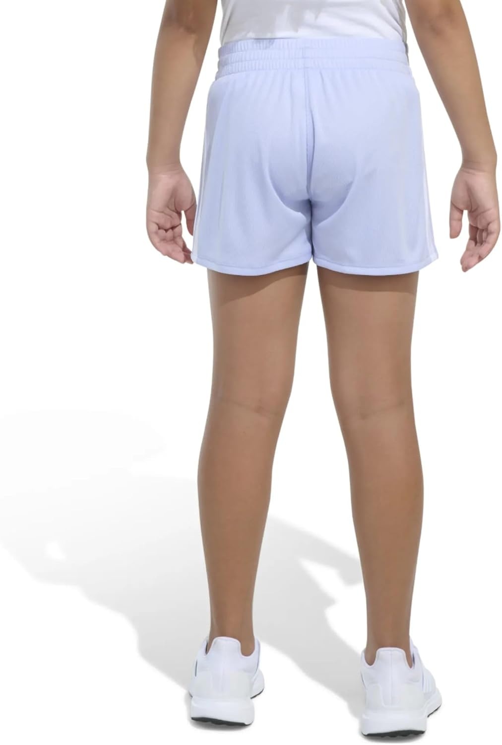image:imageAdidas Girls 3Stripes Mesh ShortsViolet Tone Purple