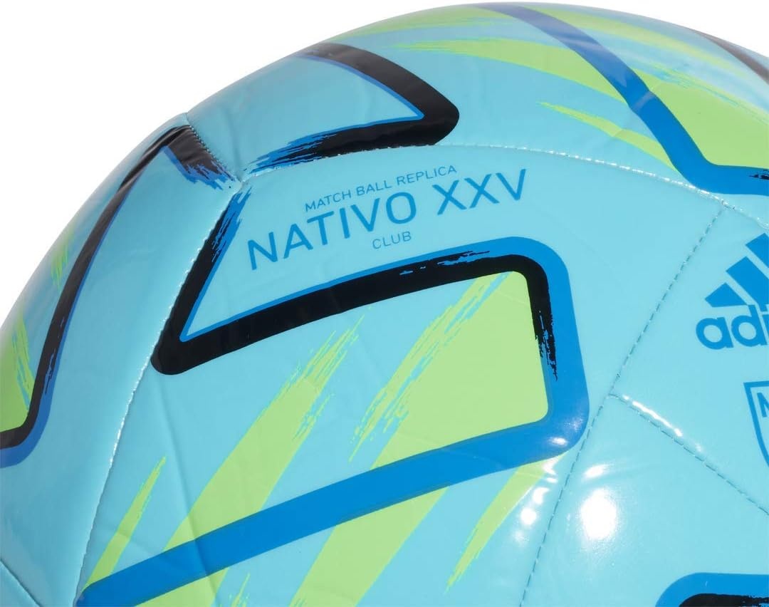 image:imageAdidas MLS Nativo XXV Club BallSamba BlueSolar GreenBlackGlory Blue