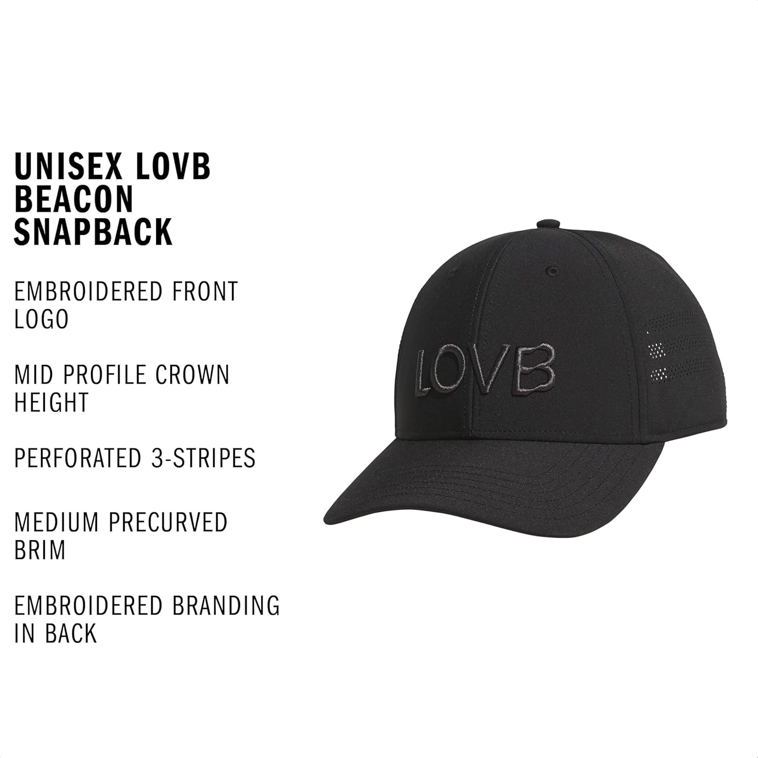 image:imageAdidas Mens Gameday Hat Athletic Baseball Cap Stretch FitBlackCarbon GreyLovb