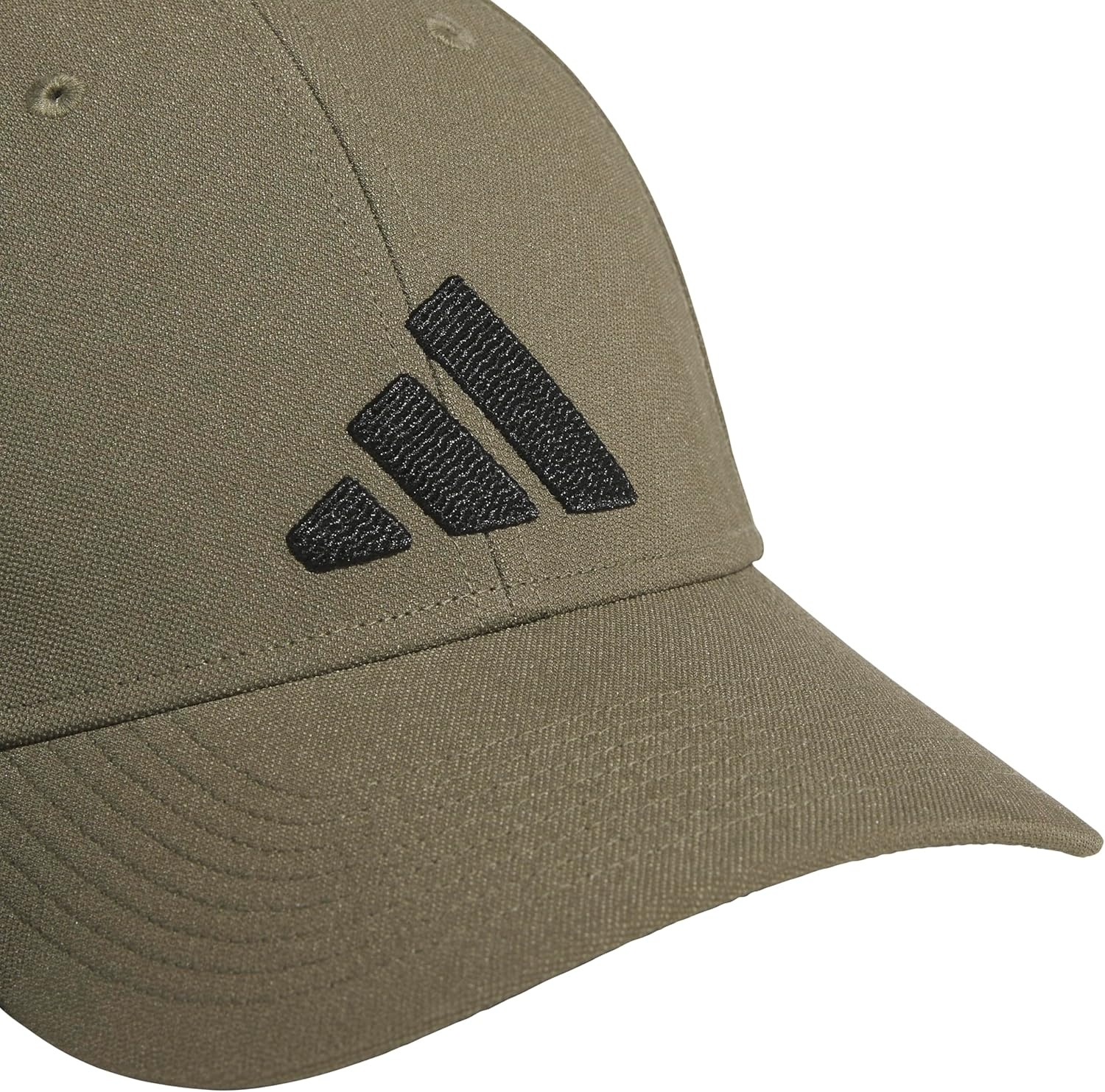 image:imageAdidas Mens Gameday Hat Athletic Baseball Cap Stretch FitOlive Strata GreenBlackOffseason