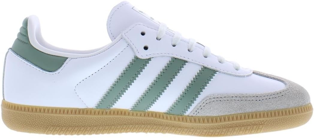 image:imageAdidas Samba OG Big Kid SneakersWhiteSilver GreenGum