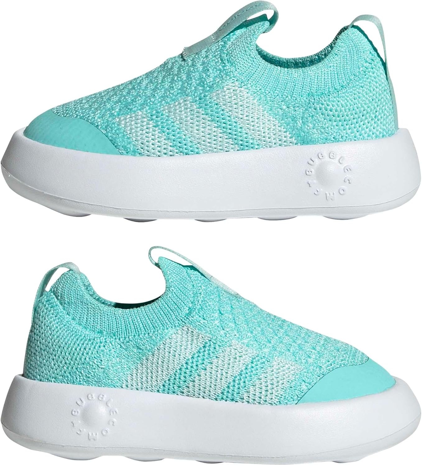 image:imageAdidas UnisexChild Bubblecomfy Sportswear Shoes ToddlerFlash AquaSemi Flash AquaWhite