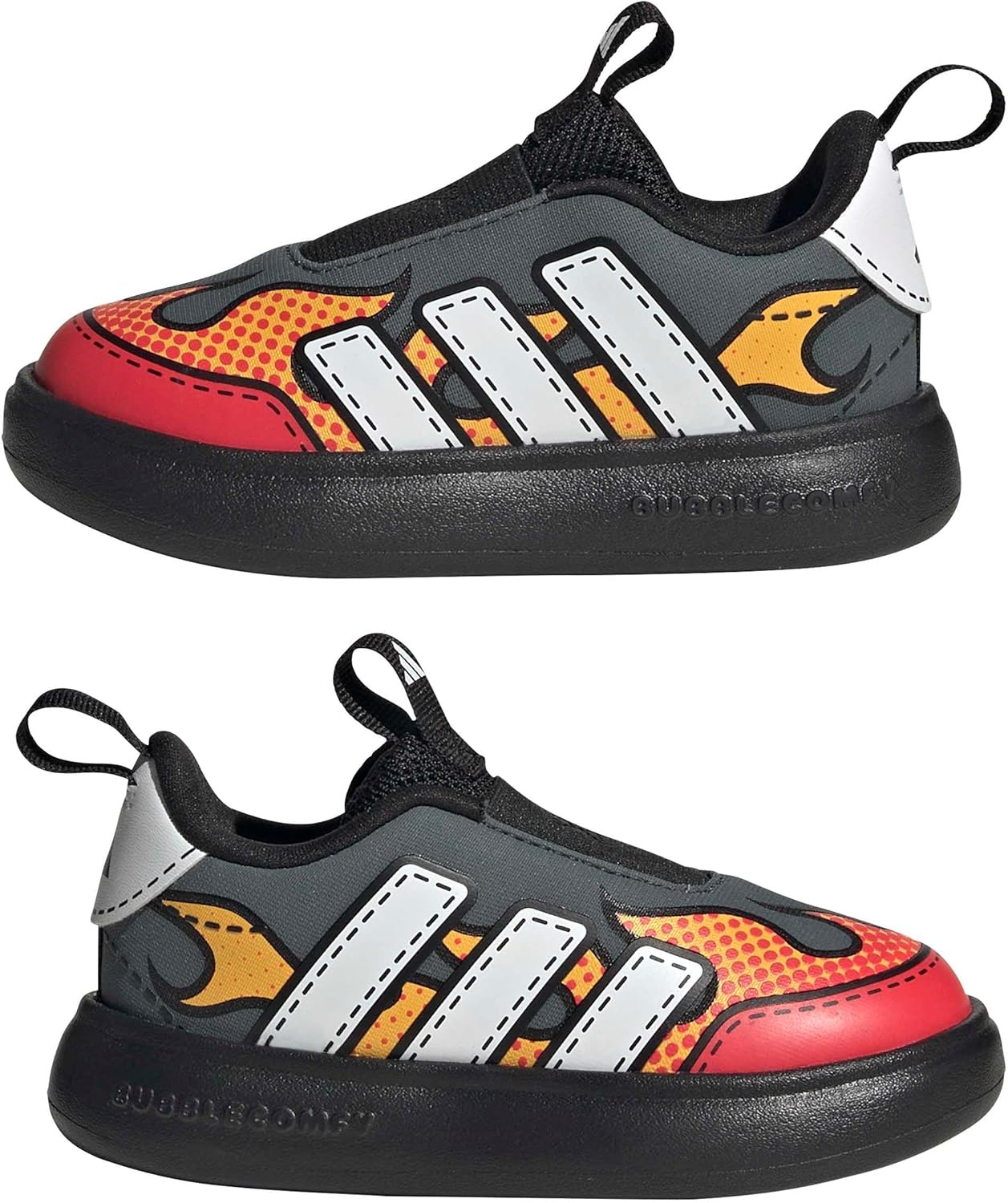 image:imageAdidas UnisexChild Bubblecomfy Sportswear Shoes ToddlerGreyWhiteLucid Red