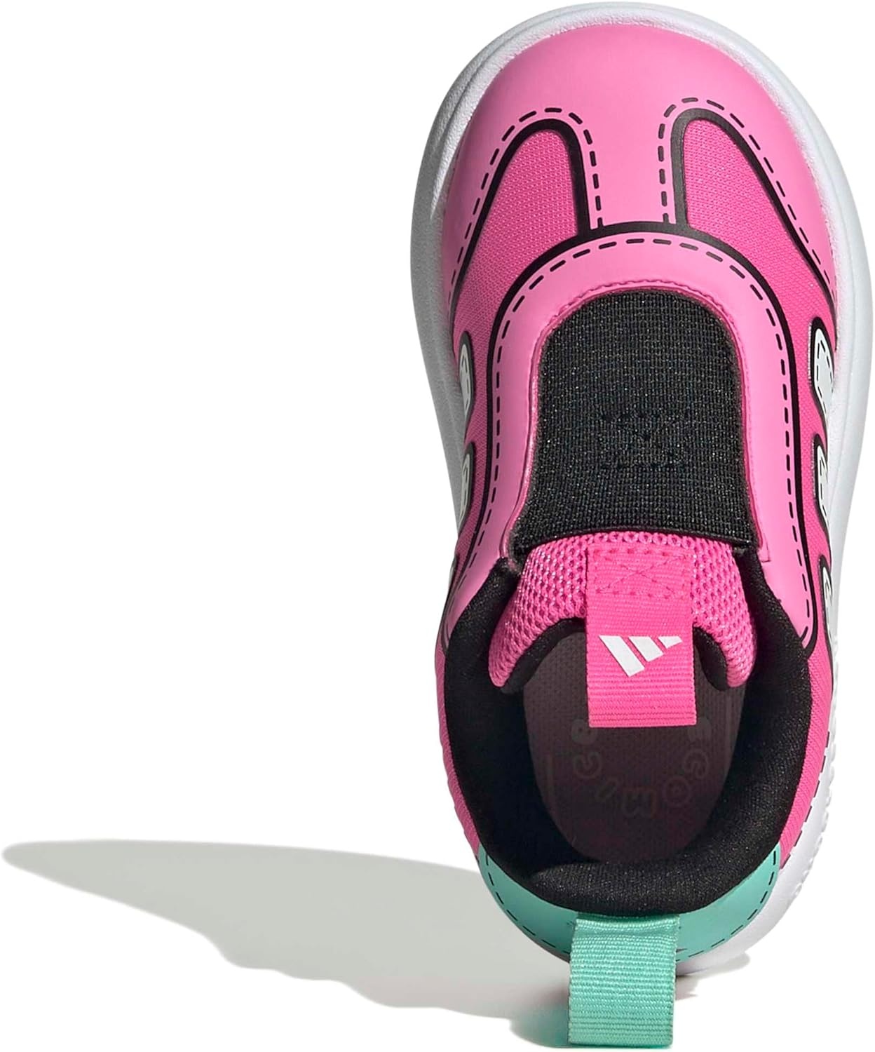 image:imageAdidas UnisexChild Bubblecomfy Sportswear Shoes ToddlerLucid PinkWhiteFlash Aqua