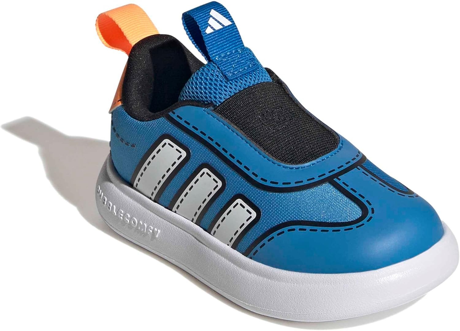image:imageAdidas UnisexChild Bubblecomfy Sportswear Shoes ToddlerLucid Ray BlueWhiteLucid Tangerine