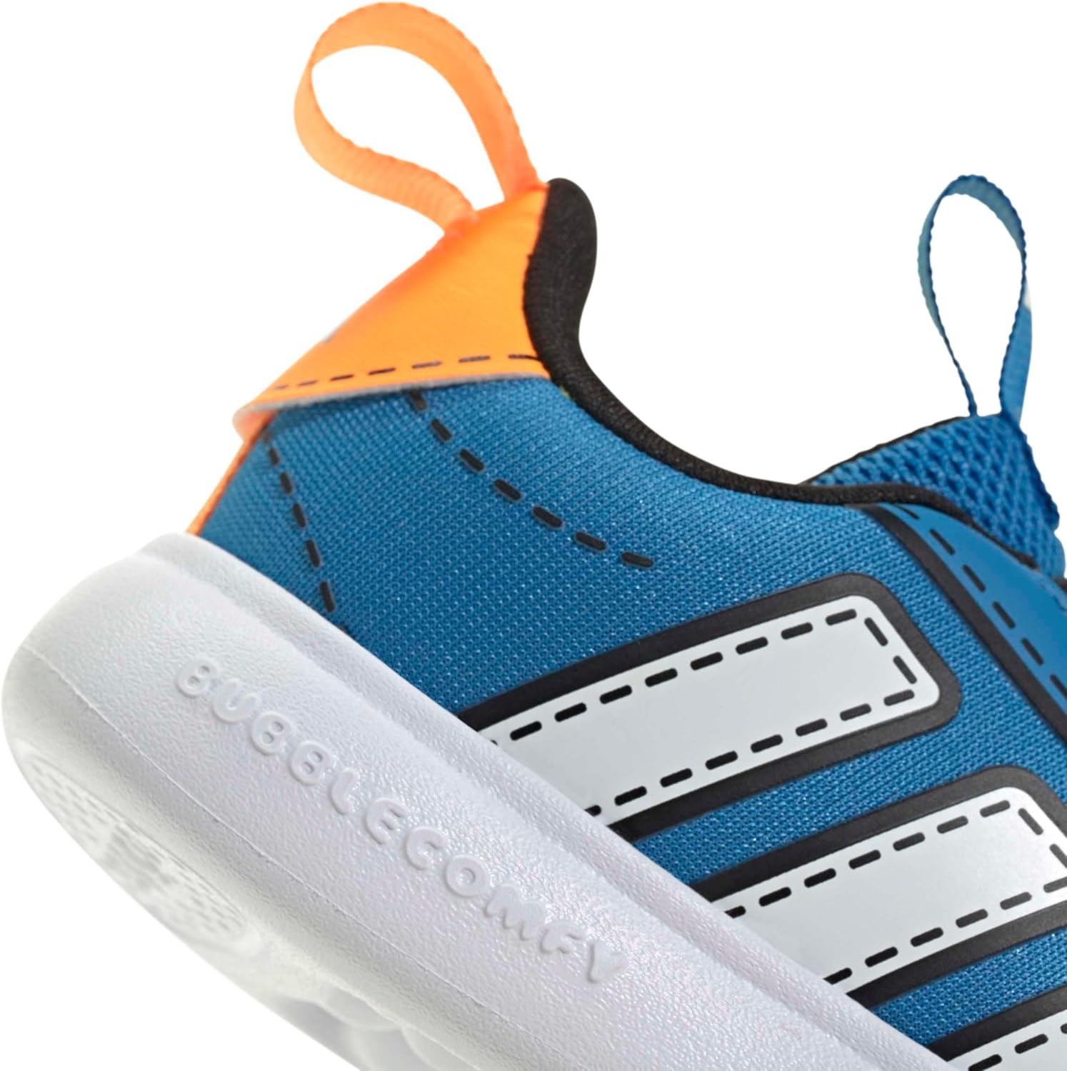 image:imageAdidas UnisexChild Bubblecomfy Sportswear Shoes ToddlerLucid Ray BlueWhiteLucid Tangerine
