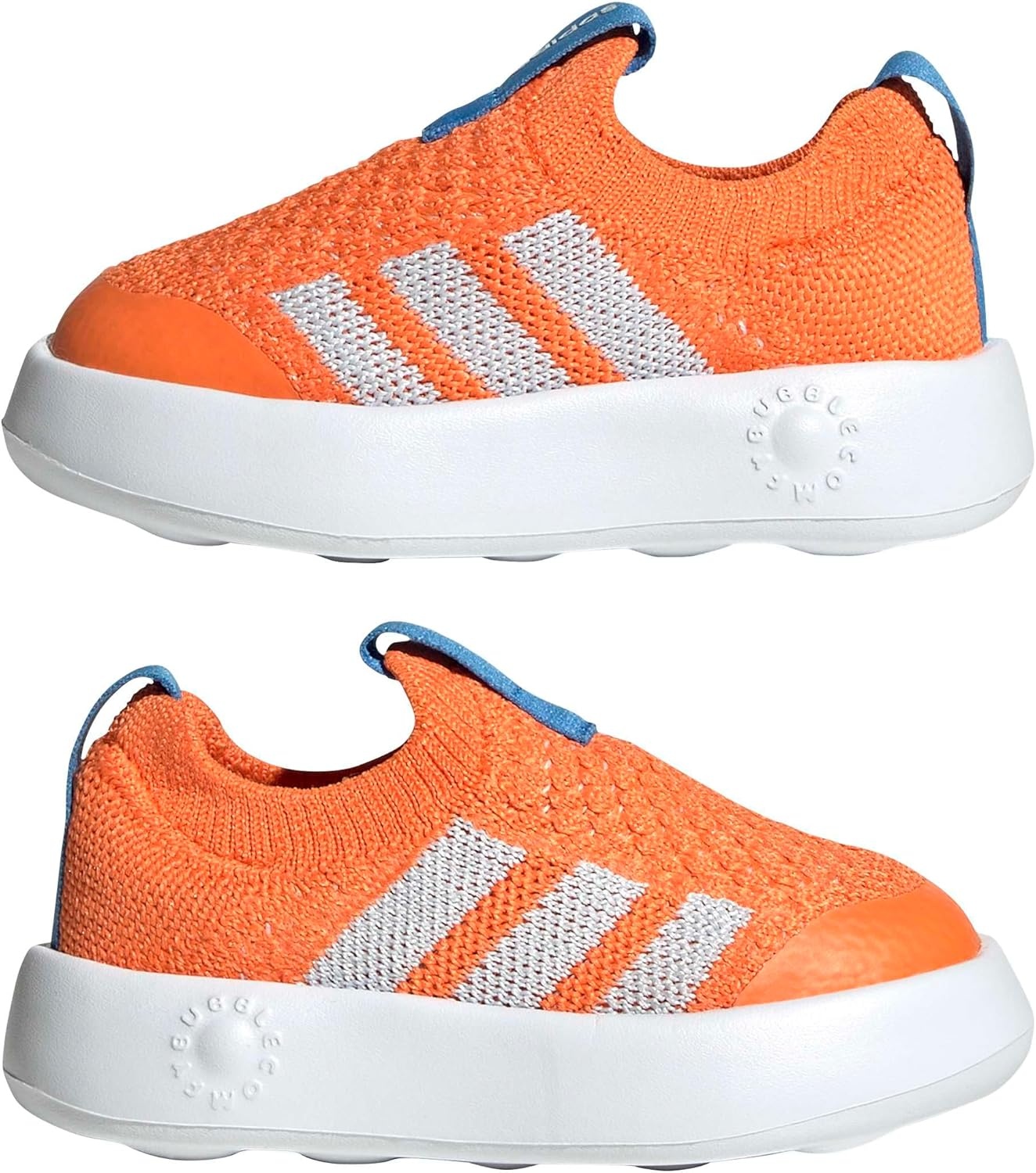 image:imageAdidas UnisexChild Bubblecomfy Sportswear Shoes ToddlerPure OrangeCrystal SkyLucid Ray Blue
