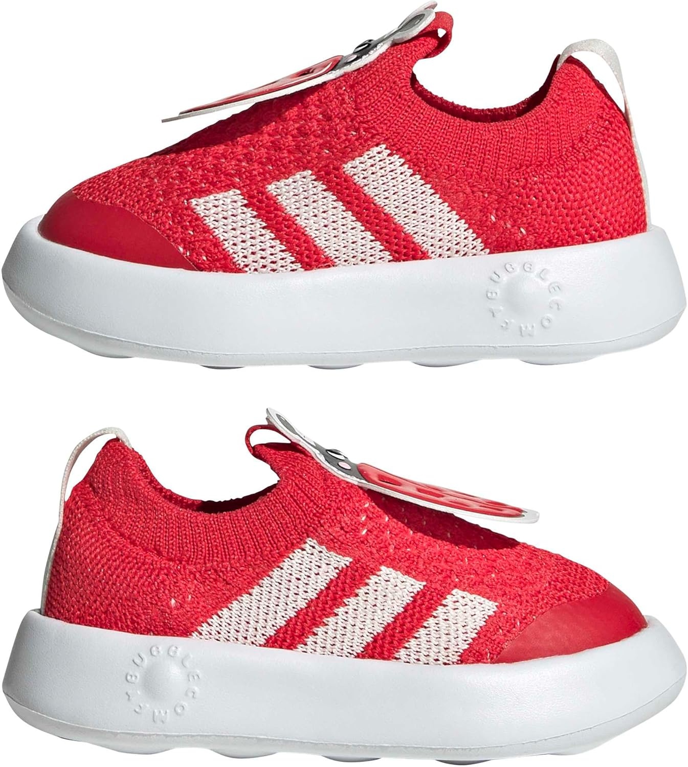 image:imageAdidas UnisexChild Bubblecomfy Sportswear Shoes ToddlerPure RubyOff WhiteWhite
