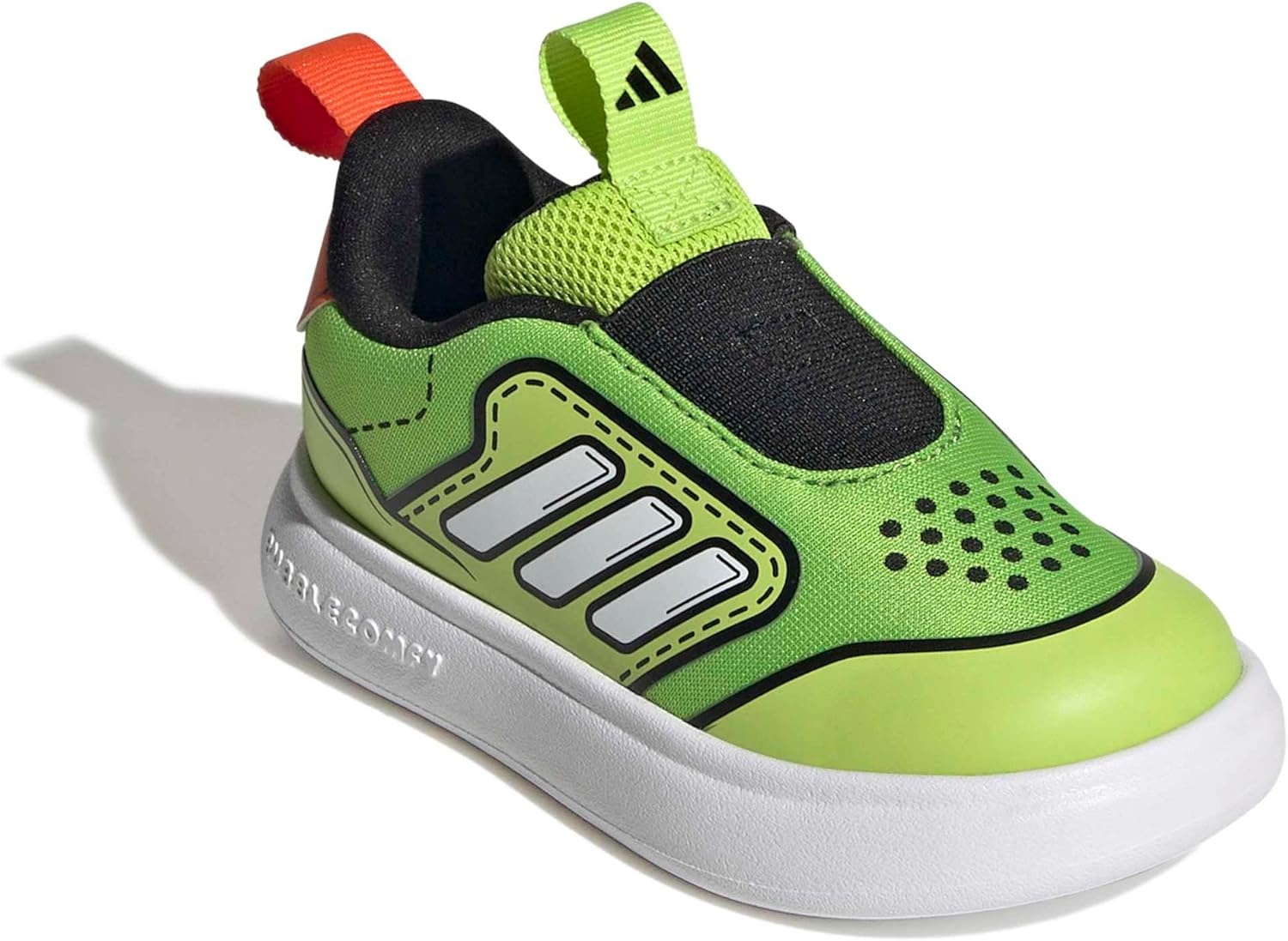 image:imageAdidas UnisexChild Bubblecomfy Sportswear Shoes ToddlerSolar SlimeWhiteSemi Impact Orange