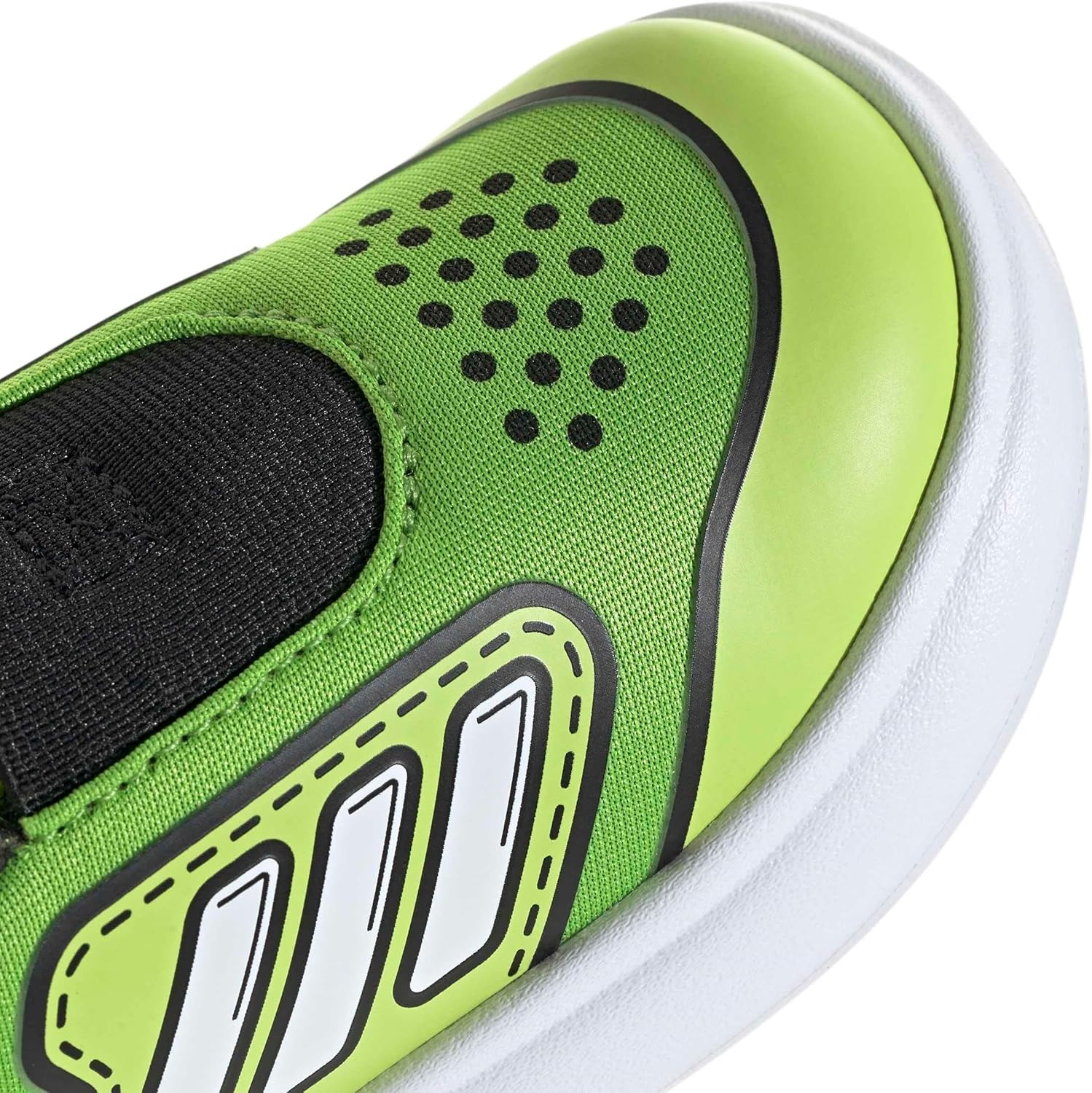 image:imageAdidas UnisexChild Bubblecomfy Sportswear Shoes ToddlerSolar SlimeWhiteSemi Impact Orange