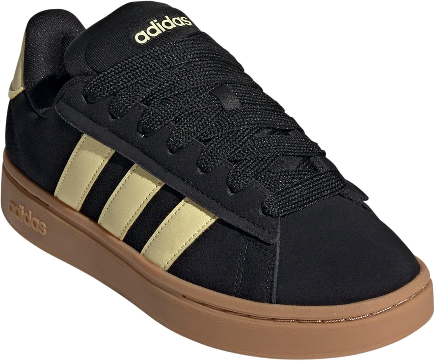 image:imageAdidas Womens Grand Court Alpha 00sBlackAlmost YellowGum