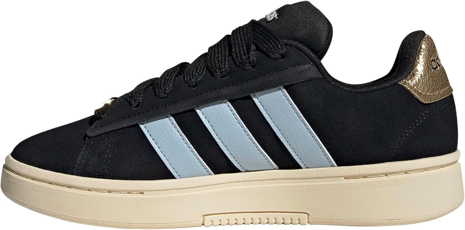 image:imageAdidas Womens Grand Court Alpha 00sBlackWonder BlueGold Metallic