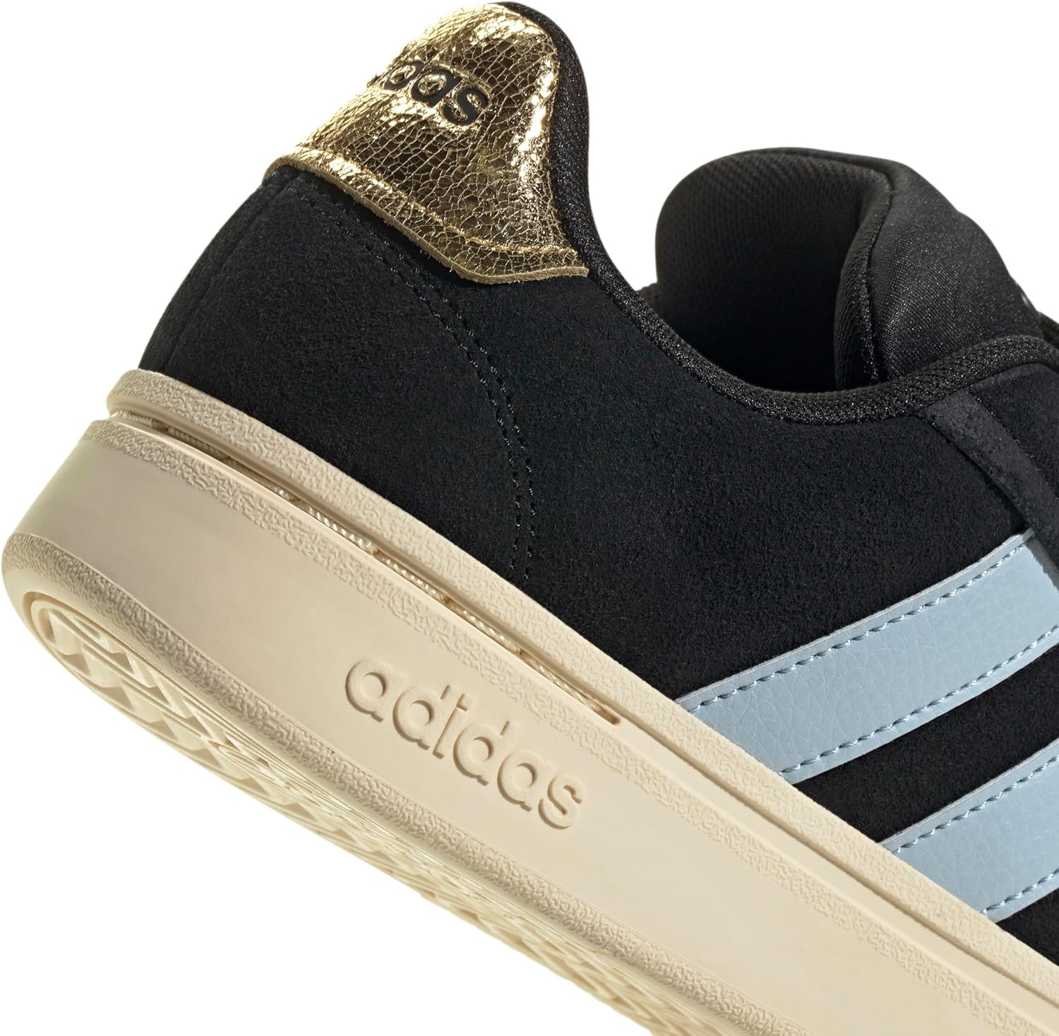 image:imageAdidas Womens Grand Court Alpha 00sBlackWonder BlueGold Metallic