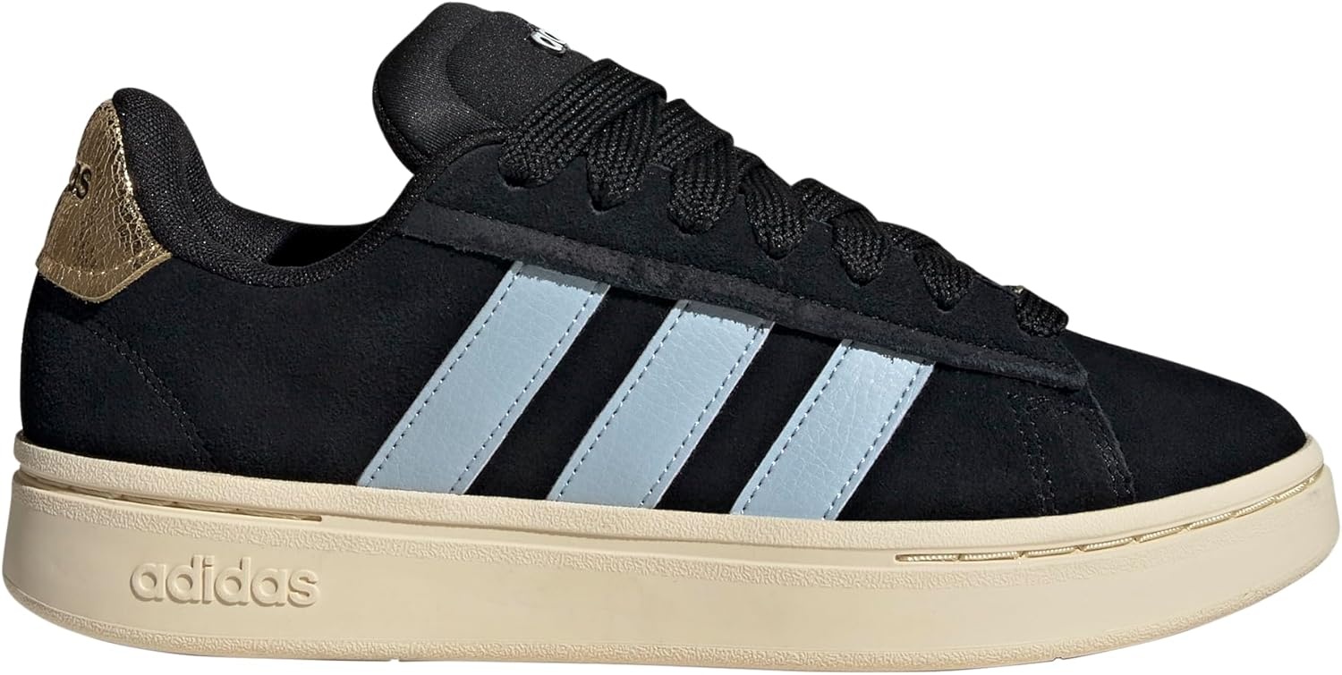image:imageAdidas Womens Grand Court Alpha 00sBlackWonder BlueGold Metallic