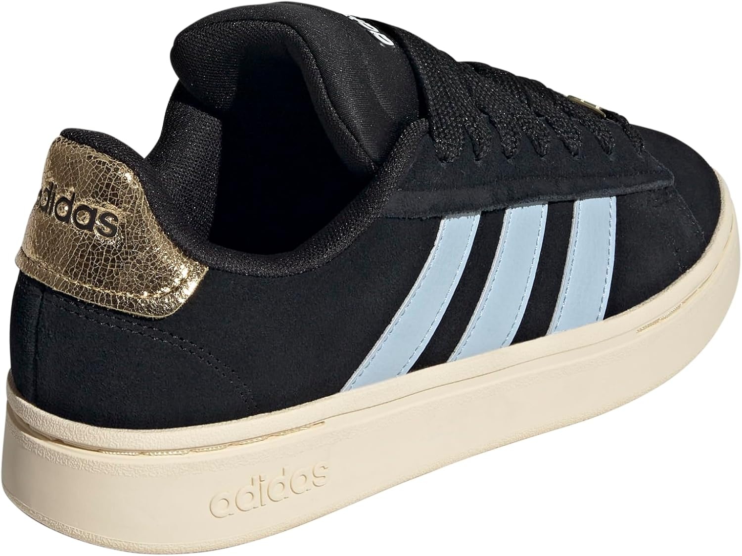 image:imageAdidas Womens Grand Court Alpha 00sBlackWonder BlueGold Metallic