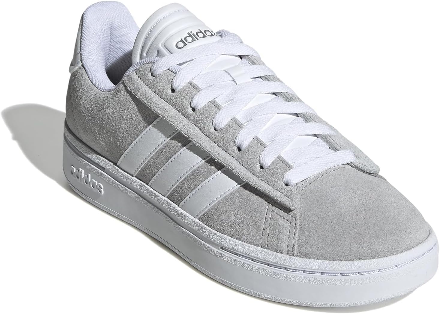 image:imageAdidas Womens Grand Court Alpha 00sGreyWhiteSilver Metallic