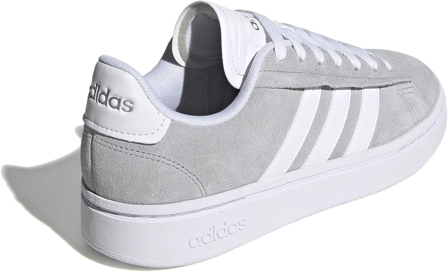 image:imageAdidas Womens Grand Court Alpha 00sGreyWhiteSilver Metallic