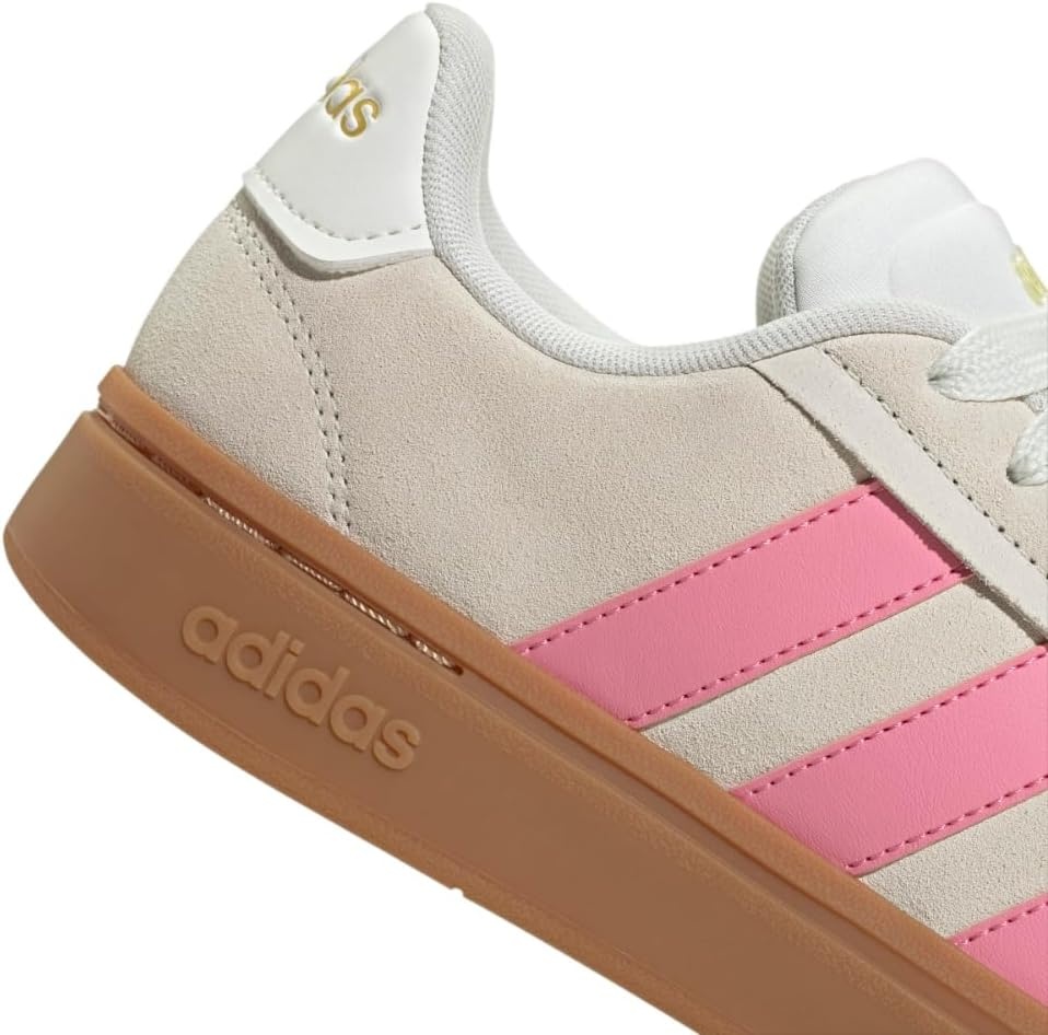 image:imageAdidas Womens Grand Court Alpha 00sOff WhiteBliss PinkGold Metallic