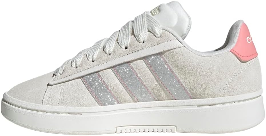 image:imageAdidas Womens Grand Court Alpha 00sOff WhiteSilver MetallicSemi Pink Spark