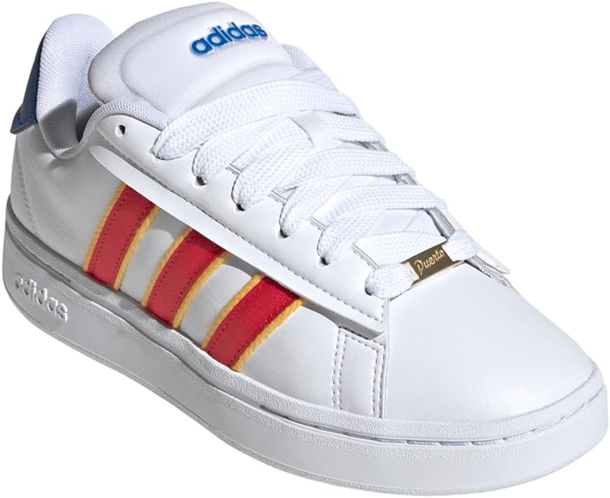 image:imageAdidas Womens Grand Court Alpha 00sWhitePure RubyTeam Royal Blue