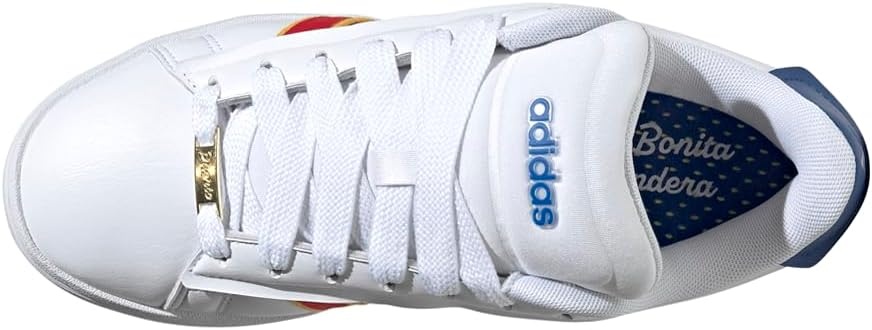 image:imageAdidas Womens Grand Court Alpha 00sWhitePure RubyTeam Royal Blue