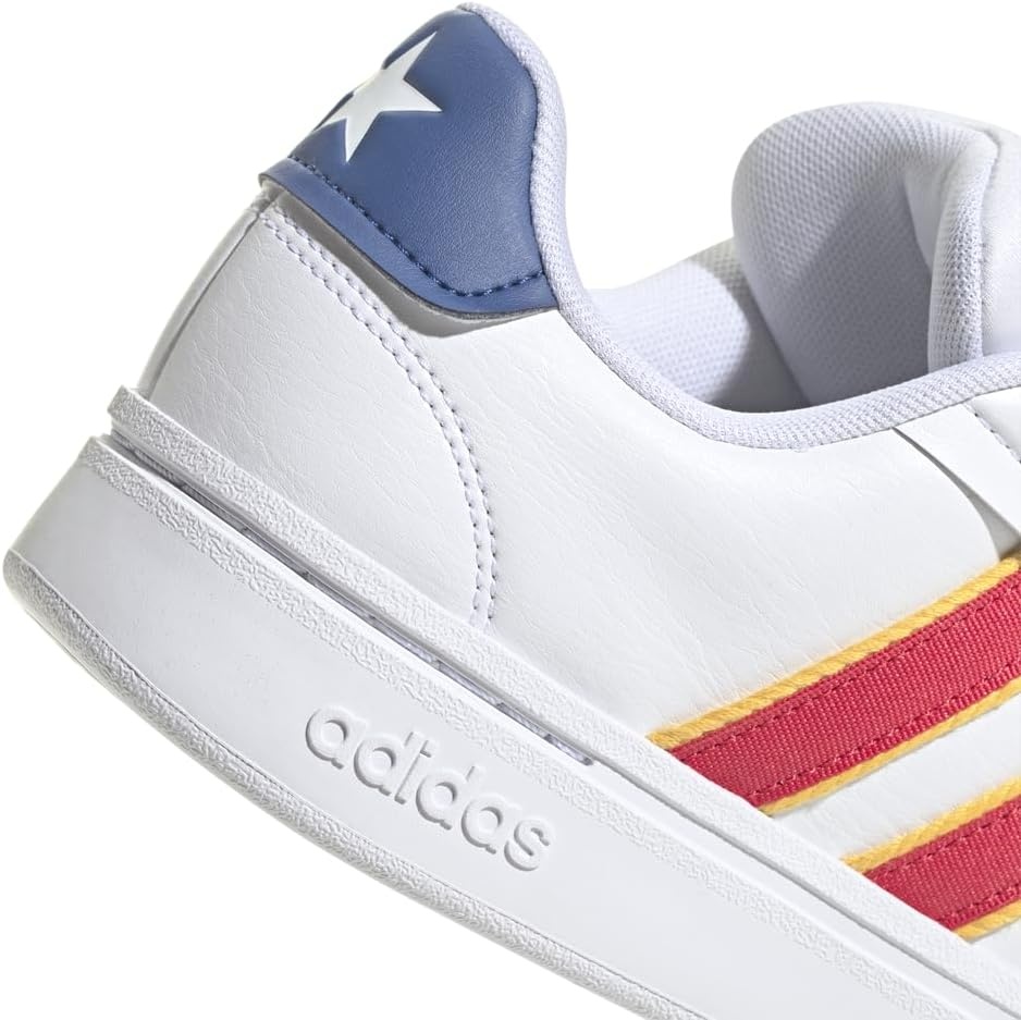 image:imageAdidas Womens Grand Court Alpha 00sWhitePure RubyTeam Royal Blue