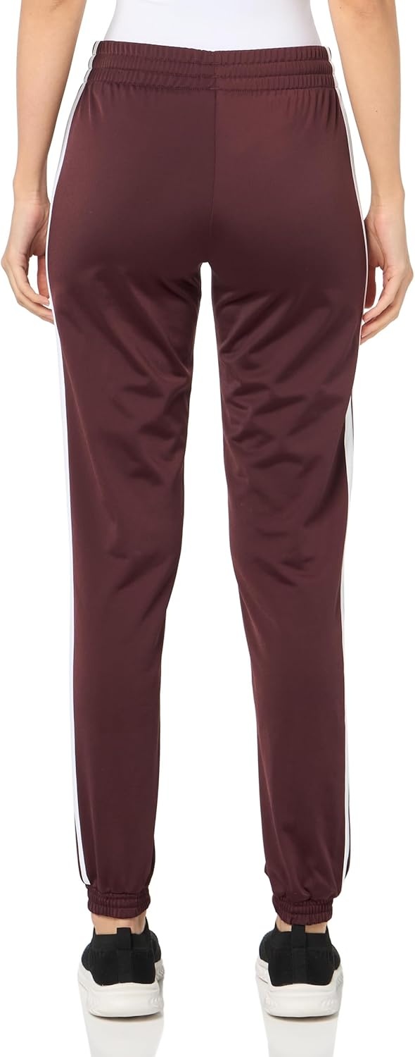 image:imageAdidas Womens Tricot 3Stripes Track PantsAurora RubyWhite
