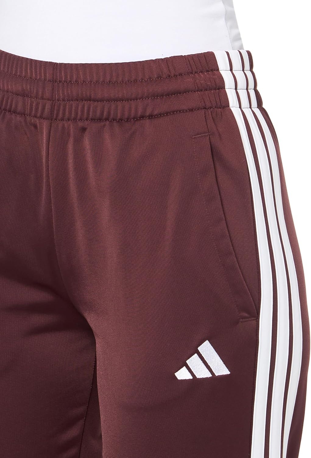 image:imageAdidas Womens Tricot 3Stripes Track PantsAurora RubyWhite